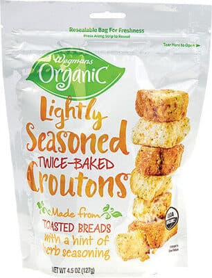 Organic Lightly Seasoned Twice-Baked Croutons