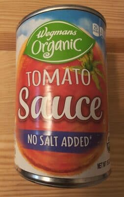 Tomato Sauce No Salt Added