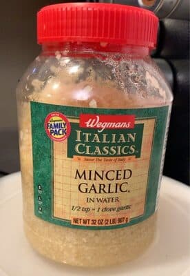 Minced Garlic in Water