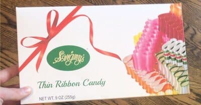 Thin ribbon candy