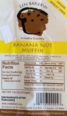Banana Nut Muffin