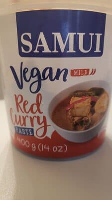 Vegan red curry paste
