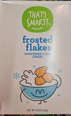 Frosted flakes sweetened corn cereal