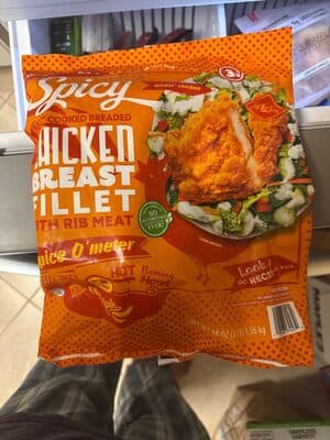 Spicy Fully Cooked Breaded Chicken Breast Fillet with Rib Meat