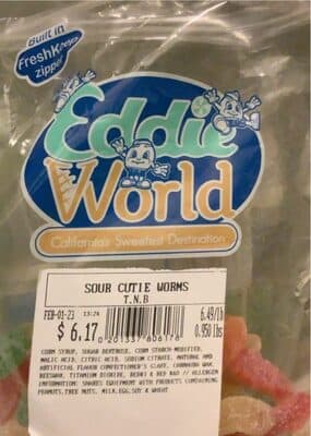 Sour cutie worms