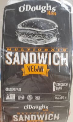 O' doughs, multigrain sandwich thins