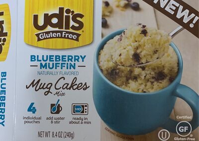 Blueberry muffin mug cakes mix