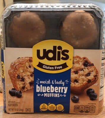 Udi’s Gluten Free Blueberry Muffins