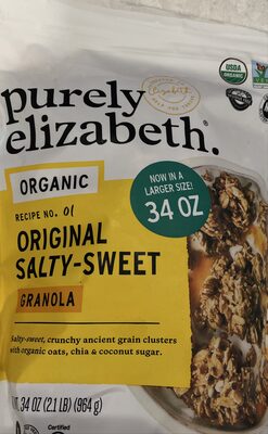 Organic original salty-sweet granola