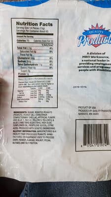 French burnt peanuts