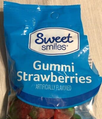 Gummi strawberries