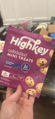 soft baked MINI TREATS Blueberry Muffin