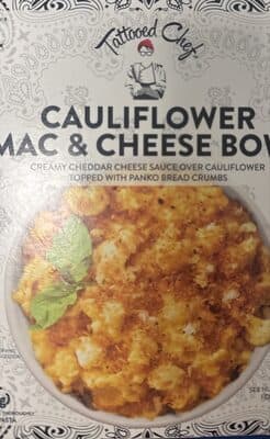 Cauliflower mac & cheese bowl