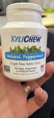 Natural Peppermint Sugar Free Xylitol Gum