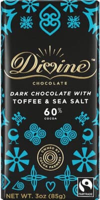 Chocolate dark chocolate with toffee & sea salt