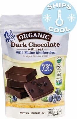 Nibmor organic 72% cacao dark chocolate with