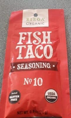 Organic fish taco seasoning