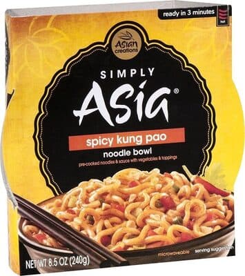 Spicy kung pao noodle bowl