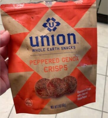 Pepper genoa crisps