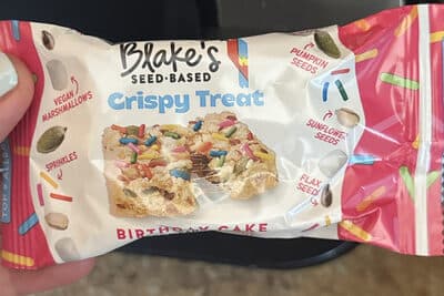 Crispy Treat Birthday Cake