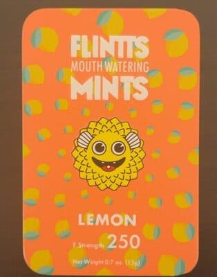 Flintts Mouth Watering Mints Lemon