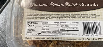 Chocolate Peanut Butter Granola