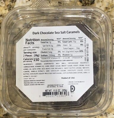 Dark Chocolate Sea Salt Caramels