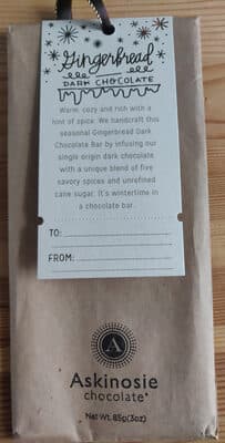 Gingerbread Dark Chocolate