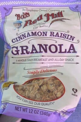Cinnamon Raisin Granola