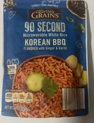 90 Second Korean BBQ Flavored with Ginger & Garlic