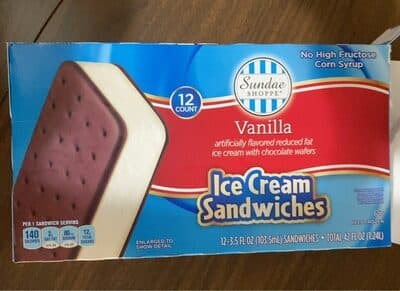 Ice cream sandwiches