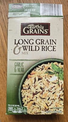 Long grain & wild rice mix garlic and herb