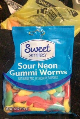Sour Neon Gummi Worms