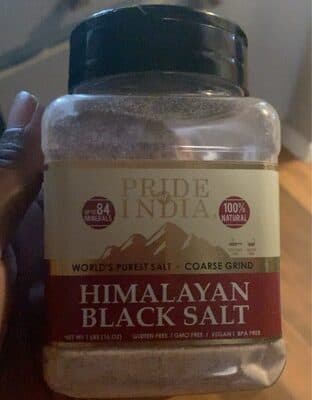 Himalayan black salt