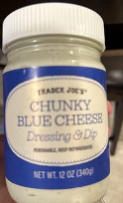 chunky blue cheese dressing, and dip