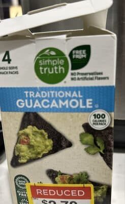Traditional guacamole