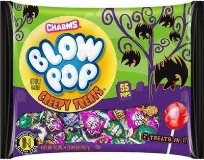 Blow pop creepy treats