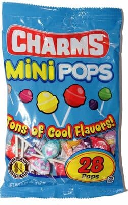 Mini pops candy lollipops peanut gluten free