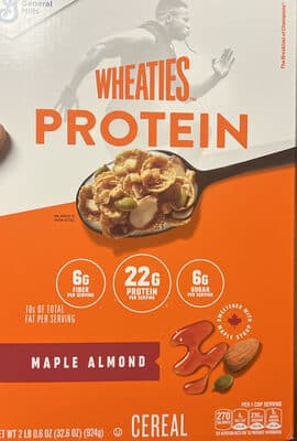 Wheaties Protein Maple Almond