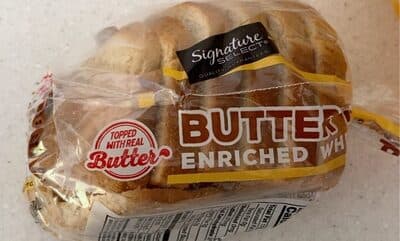 Select butter top enriched wheat bread