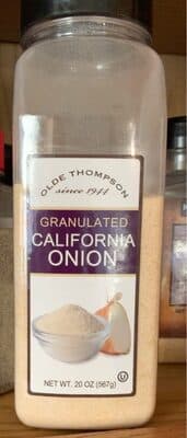 Granulated California onion