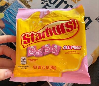 Strawberry all pink fruit chews