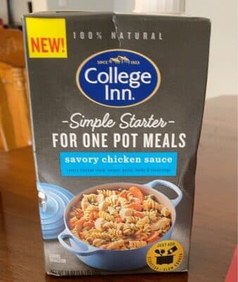 Simple Starter-Savory chicken sauce