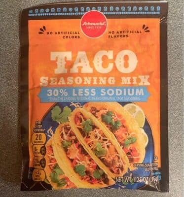 30% less sodium taco seasoning