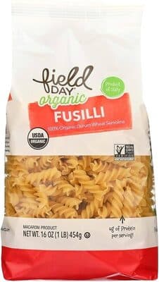 Field day, italian macaroni product, organic traditional fusilli
