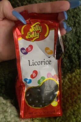 licorice jelly beans