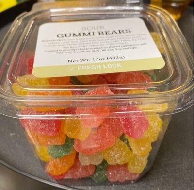 Gummi bears sour