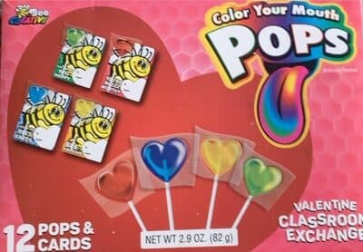 Color your mouth pops