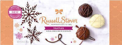 Dark chocolate milk chocolate white chocolate truffles