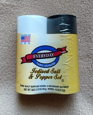 Iodized Salt & Pepper Set